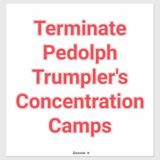 Pedolph Trumpler Illegal Camp Hankamer Artjunkhaus シール (シート)