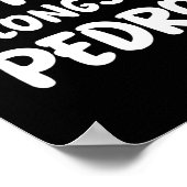 Pedro - 私の心はPedroのもの - 愛 ポスター (角)