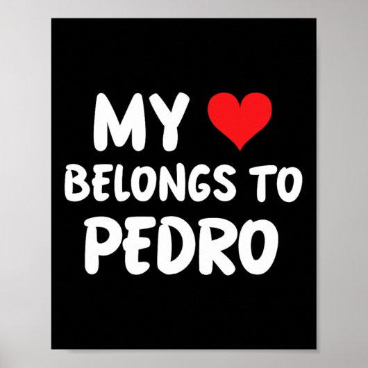 Pedro - 私の心はPedroのもの - 愛 ポスター (正面)