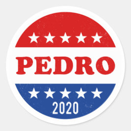 Pedro 2020の選挙に投票 ラウンドシール