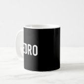 Pedro - Cool New Funny Name Fan Gift Tee  コーヒーマグカップ (正面左)