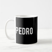 Pedro - Cool New Funny Name Fan Gift Tee  コーヒーマグカップ (左)