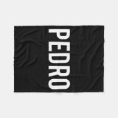 Pedro - Cool New Funny Name Fan Gift Tee  フリースブランケット (正面(横))