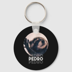 Pedro Racoon Dance Popular Internet Meme Mapache D キーホルダー