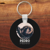 Pedro Racoon Dance Popular Internet Meme Mapache D キーホルダー (正面)