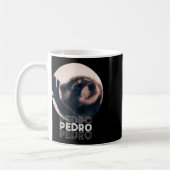 Pedro Racoon Dance Popular Internet Meme Mapache D コーヒーマグカップ (左)