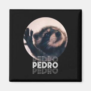 Pedro Racoon Dance Popular Internet Meme Mapache D マグネット