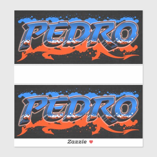Pedro Vorname Name Graffiti Aufkleber Sticker シール (シート)