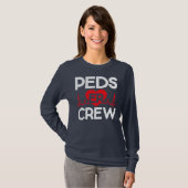 PEDS ER Crew Pediatric Emergency Room Nursing Tシャツ (正面フル)