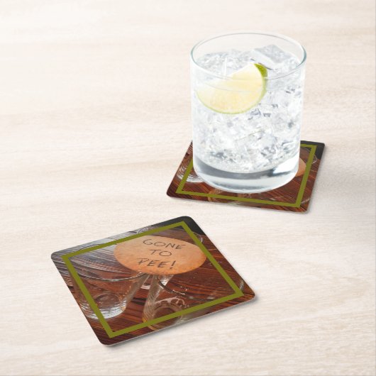 PEEに行った！ スクエアペーパーコースター (インサイチュ)