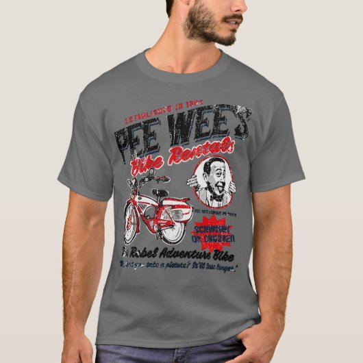 Pee Wee Herman Bike Rentals Tシャツ (正面)