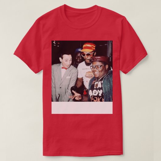 Pee Wee Herman withTと太った少年たち1985 Long Sl Tシャツ (デザイン正面)