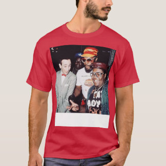 Pee Wee Herman withTと太った少年たち1985 Long Sl Tシャツ