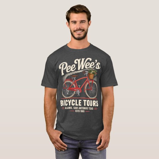 Pee Wee's Bicycle Tours Tシャツ (正面フル)