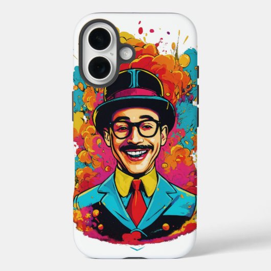 Pee Wee's iPhone よくはしゃぐ 16" Case-Mate iPhoneケース (裏面)
