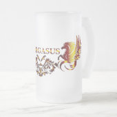 Peegasus Beer Glass フロストグラスビールジョッキ (正面右)