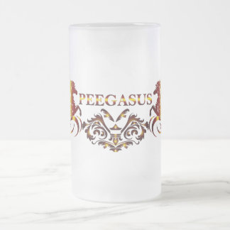 Peegasus Beer Glass フロストグラスビールジョッキ