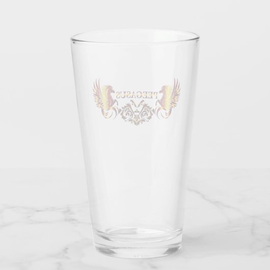 Peegasus Drinkware タンブラーグラス (裏面)