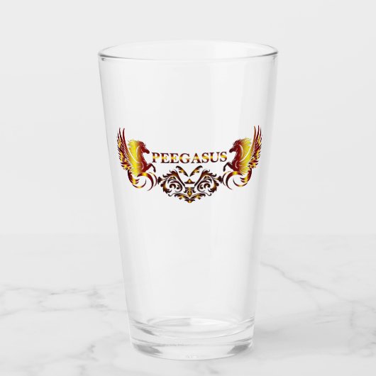 Peegasus Drinkware タンブラーグラス (正面)