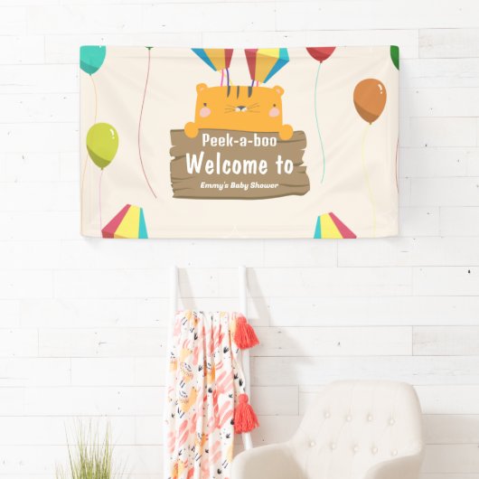 Peek a Booベビー 横断幕 (インサイチュ)