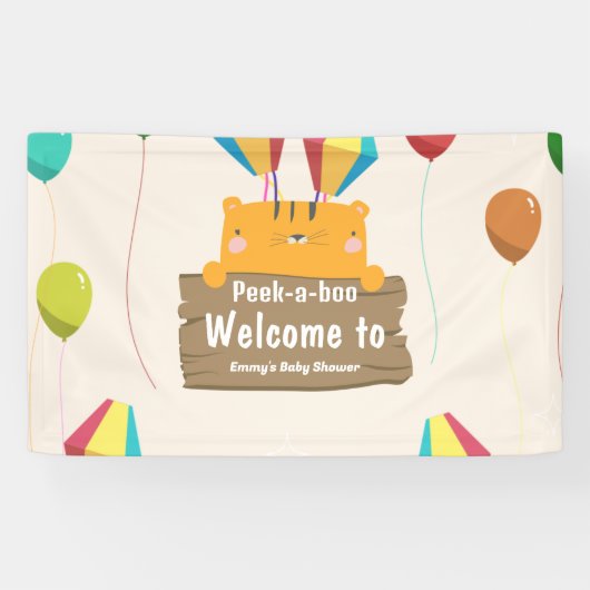 Peek a Booベビー 横断幕 (横)