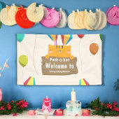 Peek a Booベビー 横断幕