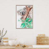 Peek-a-Boo(コアラ) ポスター (キッチン)