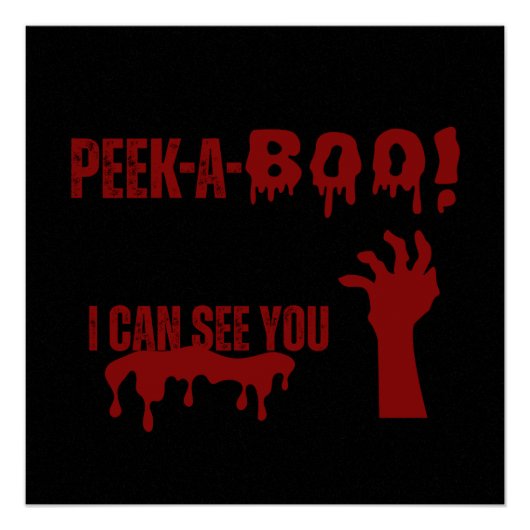 Peek a boo ポスター (正面)