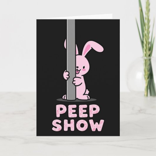 Peek A Boo Funny Friend Card カード (正面)