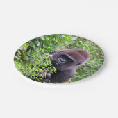 Peek-A-Boo Gorilla -紙プレート ペーパープレート (アングル)