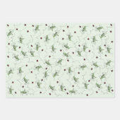 Peek-a-boo Grasshopper 1st誕生日ピクニックパーティー ラッピングペーパーシート (正面)