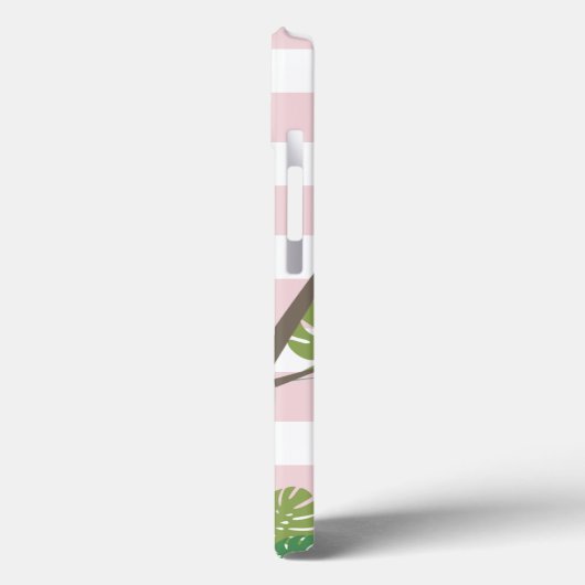 Peek-a-Boo Koala Mamaとベビーストライプモノグラム Case-Mate iPhoneケース (裏面 / 左)