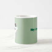 Peek-a-Boo - Polar Bear コーヒーマグカップ (中央)