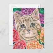 "Peek-a-Boo" postcard シーズンポストカード (正面/裏面)