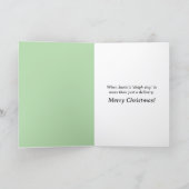 Peek-a-Boo Sleigh カード (内部)