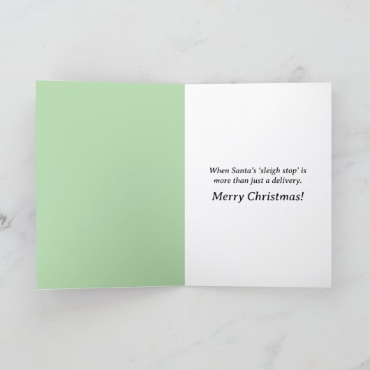 Peek-a-Boo Sleigh カード (内部)