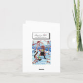 Peek & Boo Cats Christmas CandyLand Card by Bihrle シーズンカード (裏面)