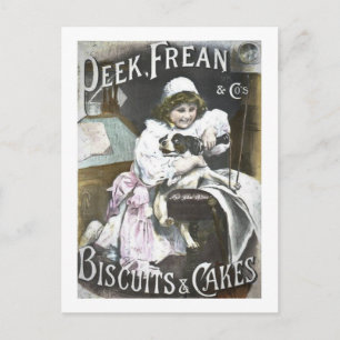 Peek, Frean, & Co. BiscuitsとCakes Vintage Ad ポストカード