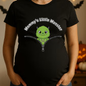 Peekaboo Baby Monster Maternity Halloween Tシャツ