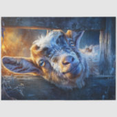 Peekaboo Barn Door Baby Goat Portrait 薄葉紙 (正面)