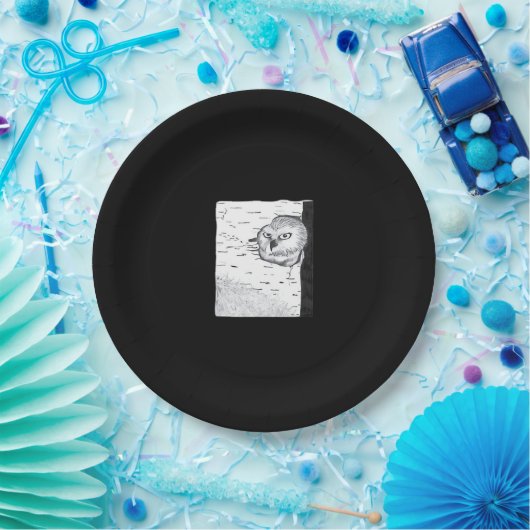 Peekaboo Cute Basic ペーパープレート (パーティー)