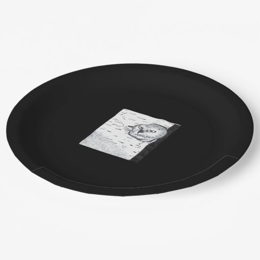 Peekaboo Cute Basic ペーパープレート (アングル)