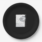 Peekaboo Cute Basic ペーパープレート (正面)