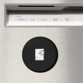 Peekaboo Cute Basic マグネット (インサイチュ (食洗機))