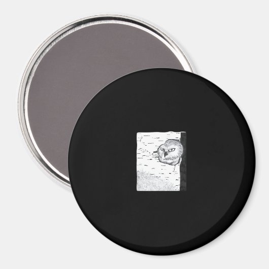 Peekaboo Cute Basic マグネット (正面/裏面)