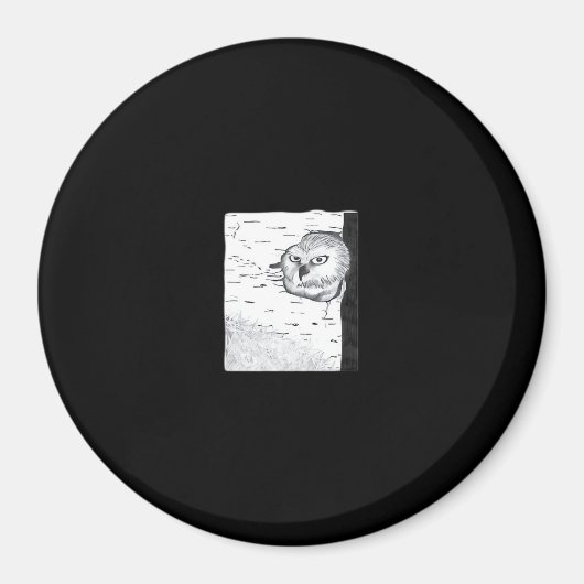 Peekaboo Cute Basic マグネット (正面)