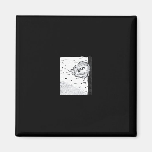 Peekaboo Cute Basic マグネット (正面)