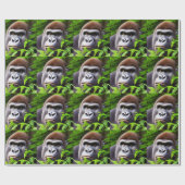 Peekaboo Gorillaラッピング紙 ラッピングペーパー (フラット)