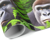 Peekaboo Gorillaラッピング紙 ラッピングペーパー (ロールコーナー)