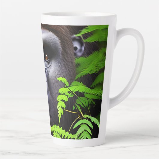 Peekaboo Gorilla、ラテコーヒーマグ カフェラテマグ (右)